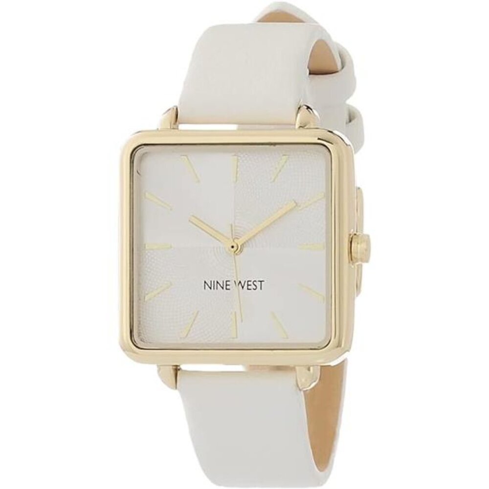 Women's White Strap Watch